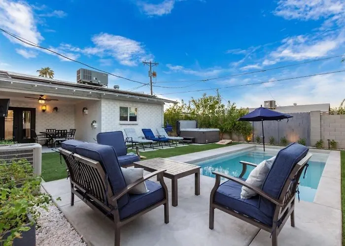 Crown Azul - Old Town 2 Primary's New Pool Bbq * Scottsdale